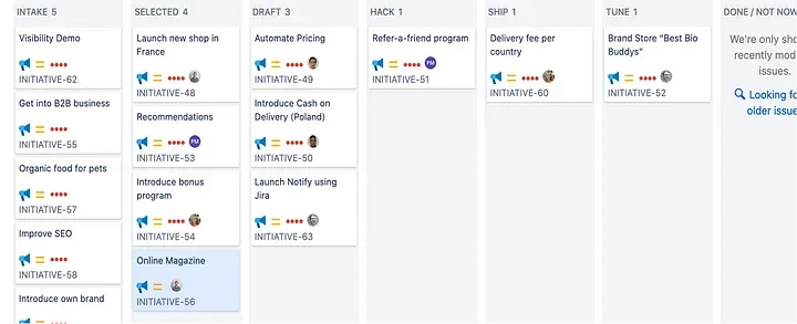Value Engine Kanban Board