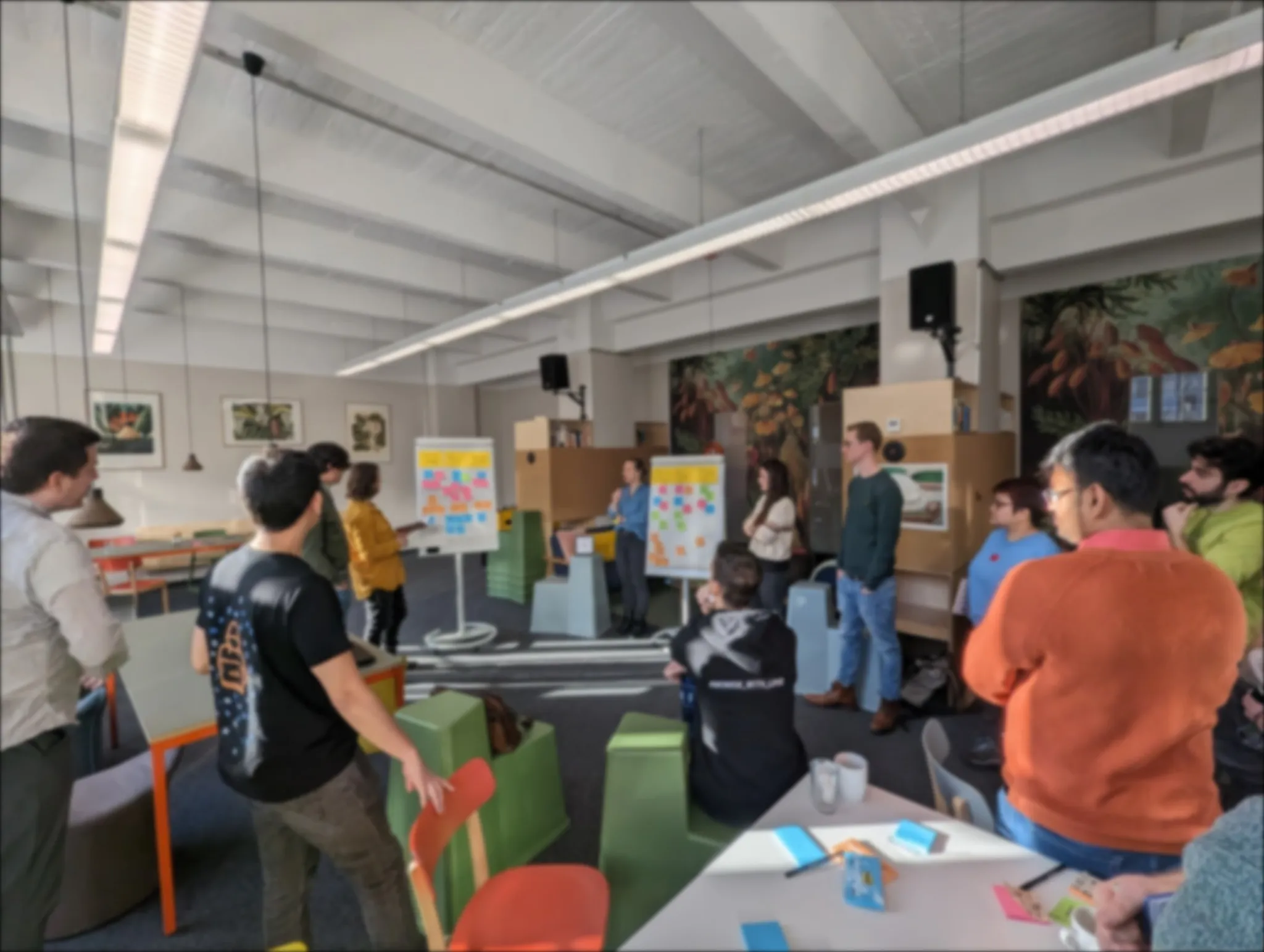 A Rebel running a workshop