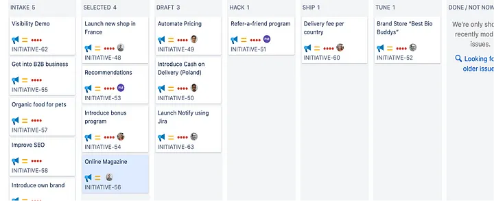 Value Engine Kanban Board